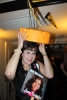 laura Kaeppeler-Miss A 2012 WIS Party Sue Kaeppeler in Laura cheesehead gear