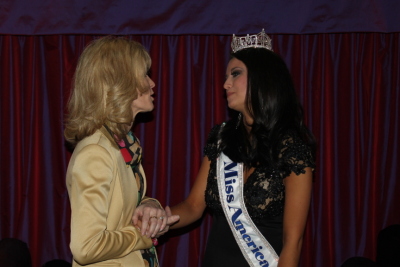 Laura Kaeppeler - Miss A 2012 saturday night suite party (Michele offers of wisdom)